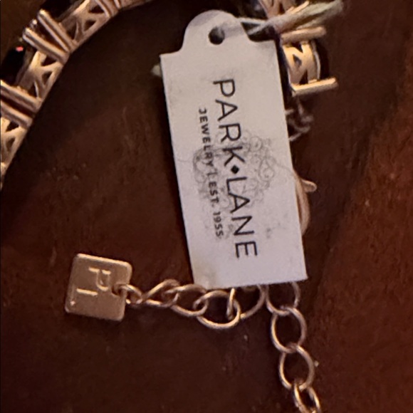 Park Lane Rose Gold Bracelet With Garnet Colored Jewels - Picture 4 of 5